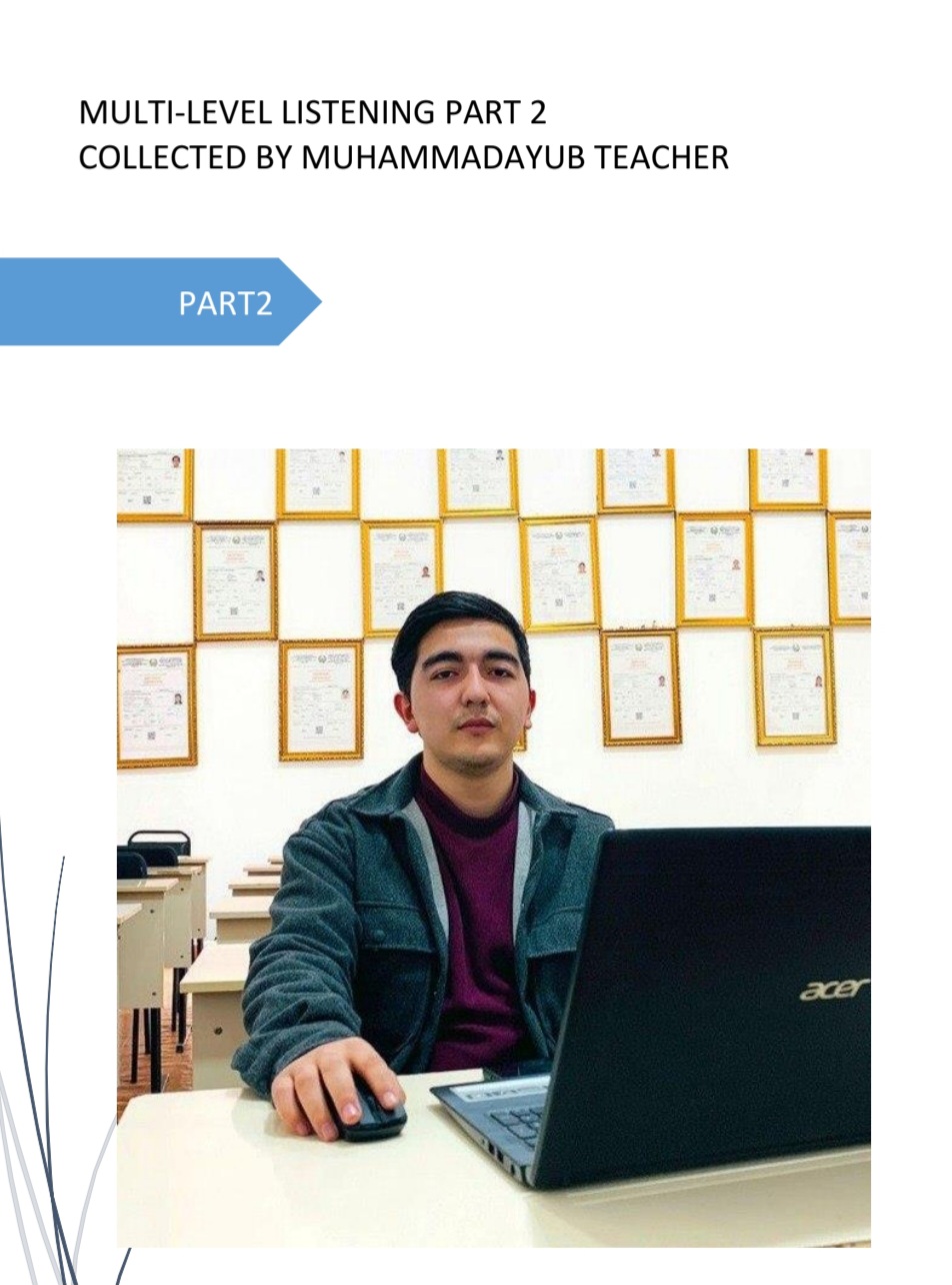 کتاب شنیداری چندسطحی – بخش ۲، تست با احتمال افتادن و بالا رفتن اثر نامشخص نسخه PDF انگلیسی