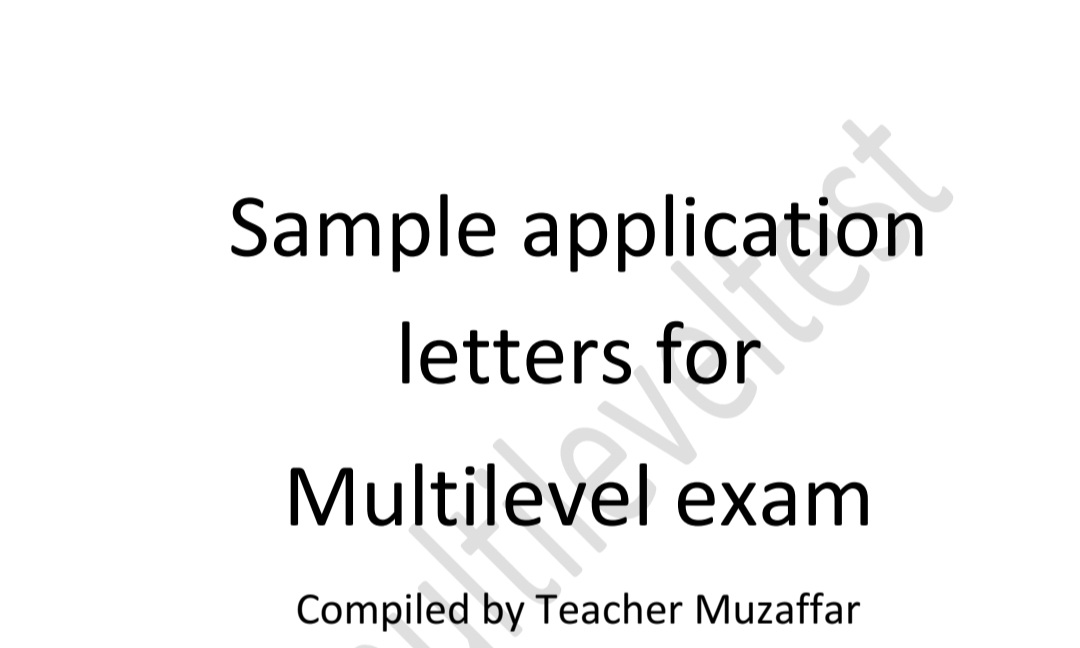 کتاب نامه‌های درخواست نسخه PDF انگلیسی